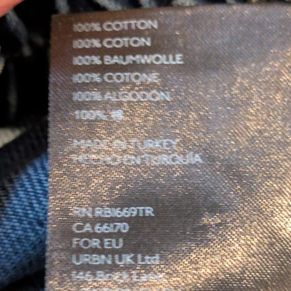 BDG Urban Outfitters Blue Skate Jeans Waist 26 - Picture 6 of 7